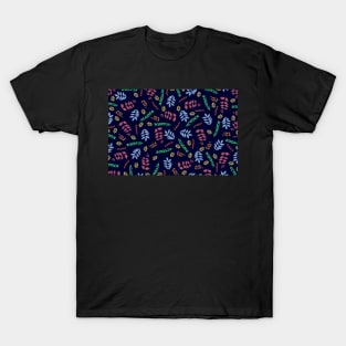 Art leaves in the night print T-Shirt